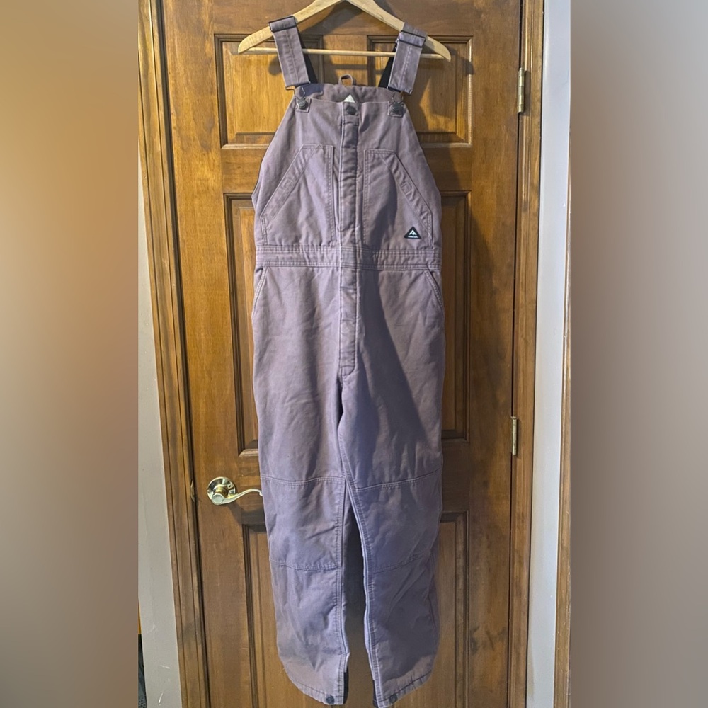 ridgecut discontinued purple lavender dusty bib overalls